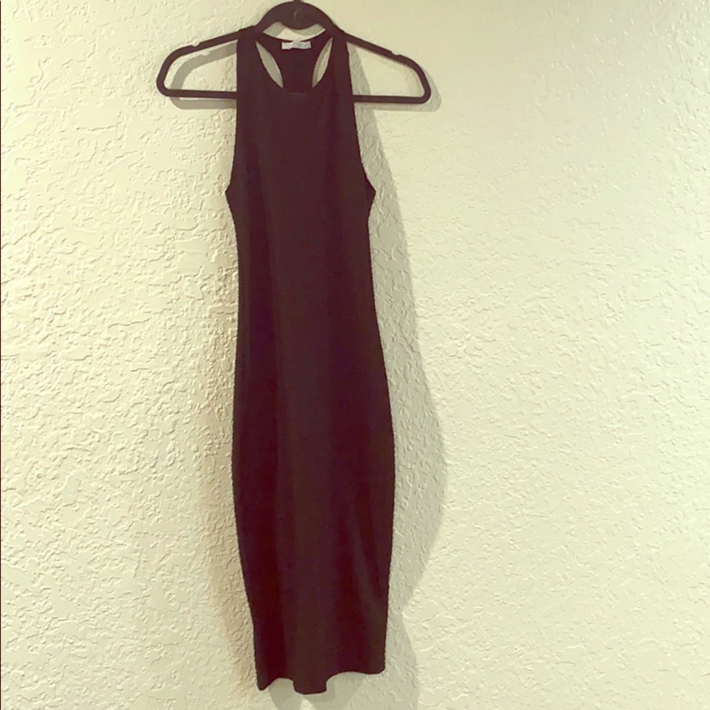 Zara Black midi dress
